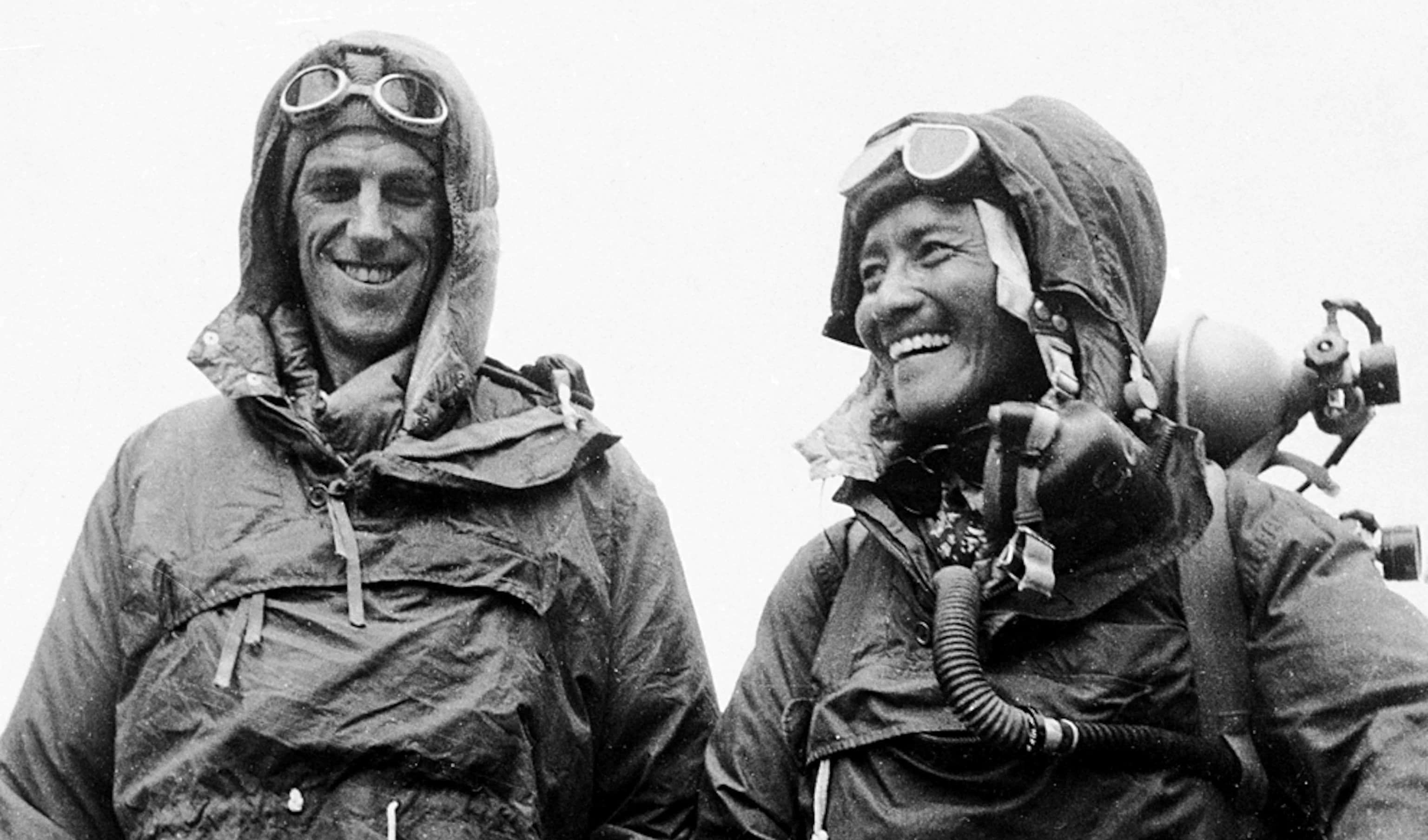 Tenzing Norgay and Edmund Hillary