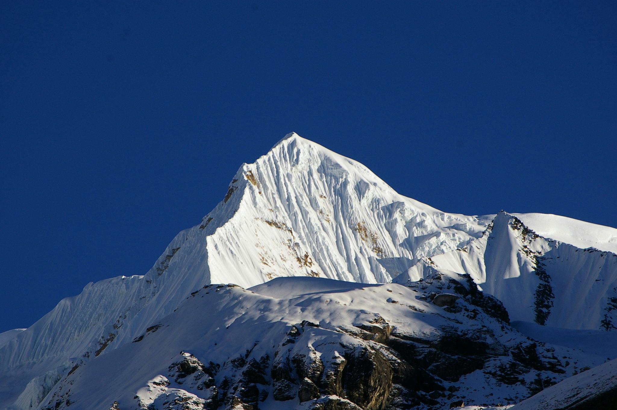 snowed covered Singu Chuli Peak