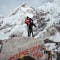 couple enjoying at the base of Mt.Everest
